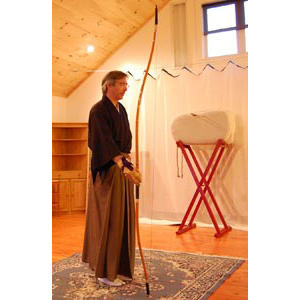 Kyudo practice space at the Barnet Tradepost Wellness Center Annex in 2008.