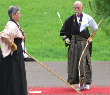 Kyudo ceremony at Karme Choling